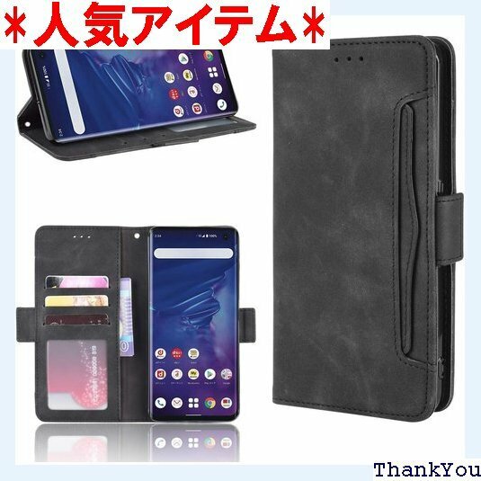 arrows 5G F-51A ケース手帳型 PUレザ arrows 5G DOO F-51Aケース ブラック 174