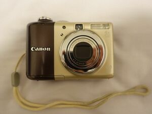 【動作確認済】キャノン PowerShot A1000IS 単三電池2本駆動 Canon コンパクトデジタルカメラ