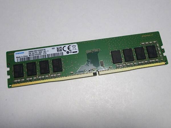 66 SAMSUNG デスクットプPC用メモリー PC4-2666V-UA2-11 DDR4 8GB 