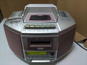 MDCDラジカセ aiwa CSD-MD10 リモコン付き 