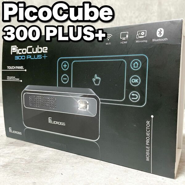 美品 付属品完備 PicoCube ピコキューブ 300PLUS+ 300プラス モバイルプロジェクター ホームシアター 充電式