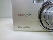 CHA-27517-45 ジャンク品 PENTAX ペンタックス Optio E80 デジタルカメラ_画像3