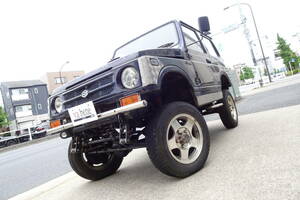 ☆書類Yes・実動☆1992JA11V改 SuzukiJimny 4WD リフトアップ公認 bonus giftincluded 一時de-registration