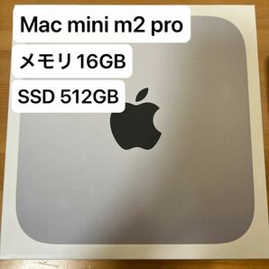 【美品】Mac mini M2 Pro SSD 512GB メモリ16GB