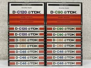 ◆◇ク561 TDK カセットテープ DYNAMIC D-C120 第2世代 他 16本セット◇◆