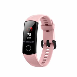 【開封済み・美品】Huawei Honor Band 4 スマートウォッチ　50m防水　最大約14日間使用可能　ピンク