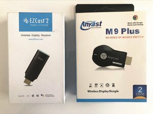 ドングルレシーバー 3セット HDMI WiFiディスプレイ 日本語説明書付 簡単なセットアップ (不良品)