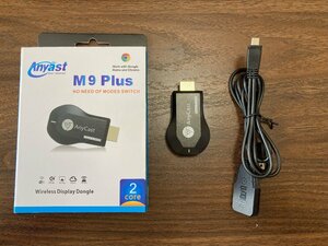 【中古品】Anycast M9 Plus ドングルレシーバー HDMI WiFiディスプレイ 最新版