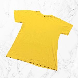 Tシャツ カットソー 半袖 黄色 イエロー Mサイズ