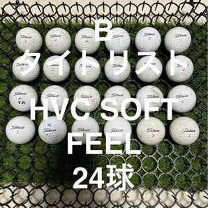 ★B★タイトリスト HVC SOFT FEEL ホワイト　24球 ロストボール