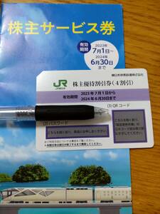 JR東日本株主優待券 番号通知