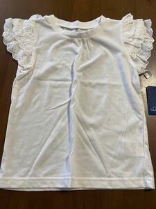 西松屋　Tシャツ 半袖 白 ホワイト　110サイズ(新品、未使用)