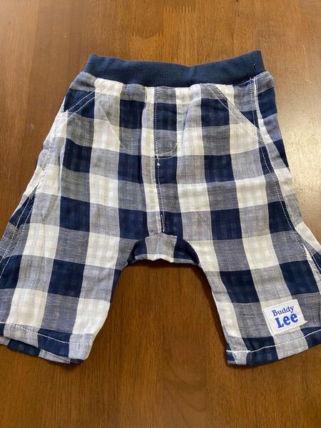 Buddy Lee チェック柄 ショートパンツ ベビーパンツ 70-80サイズ(新品、未使用)