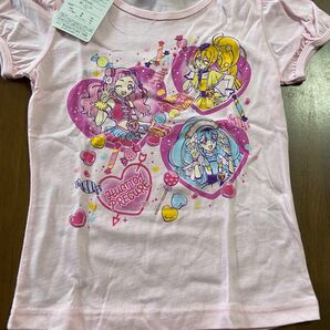 半袖Tシャツ Tシャツ 半袖 キッズ　ハグっとプリキュア　可愛いTシャツ 110サイズ(新品、未使用)