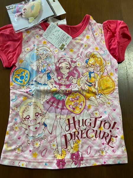 キッズ プリキュア 半袖Tシャツ　ハグっとプリキュア　可愛いTシャツ 110サイズ(新品、未使用)