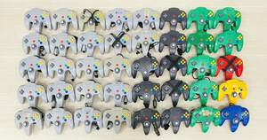 Nintendo 64 ニンテンドー 64 コントローラー 40個 まとめ売り N-12