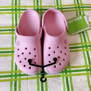 ★未使用★Crocs ピンク 25㎝ US M7W9★クロックス