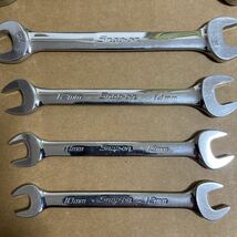 スナップオン Snap-on オープンエンドレンチ 7本セット　VOM1012 VOM1113B VOM1214B VOM1415 VOM1618B VOM1719B VOM1922B 3本新品あり_画像2