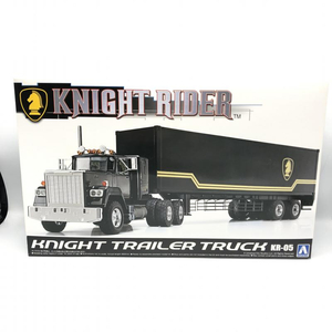 アオシマ 1/28 ナイト財団トレーラー プラモデル 未組立品 AOSHIMA KNIGHT RIDER TRAILER TRUCK KR-05