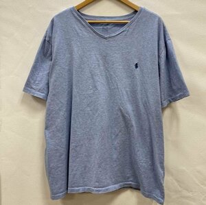 ラルフローレン POLO RALPH LAUREN 半袖 Tシャツ Vネック ワンポイント ポニー 刺繍ロゴ XXL ビックサイズ Tシャツ Tシャツ XXL