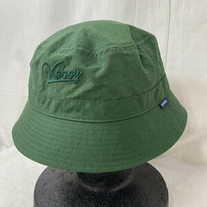 古着 KEBOZ ケボズ ナイロンバケットハット グリーン 刺繍ロゴ 帽子 帽子 表記無し 緑 / グリーン ロゴ、文字