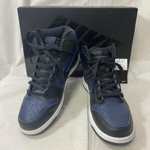 ナイキ DJ0383-400 DUNK HI / F FRAGMENT DESIGN/TOKYO MIDNIGHT NAVY/BLACK-WHIT US10.5/28.5cm スニーカー US：10.5 ロゴ、文字