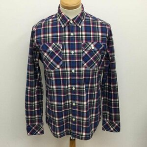  Burberry Black Label D1M05-304-38 check pattern long sleeve shirt shirt, blouse shirt, blouse 3 check 