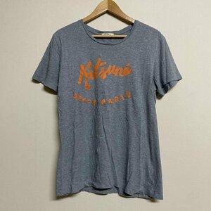 メゾンキツネ KITSUNE TEE ショートスリーブ ロゴプリント Tシャツ Tシャツ Tシャツ 表記無し 青 / ブルー ロゴ、文字 X プリント