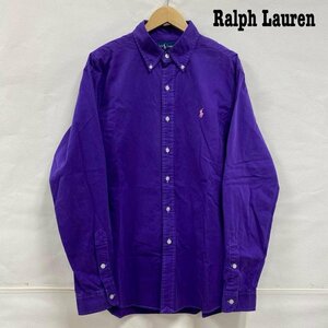 ラルフローレン Ralph Lauren CLASSIC FIT ボタンダウンシャツ L シャツ、ブラウス シャツ、ブラウス L 紫 / パープル X 桃 / ピンク