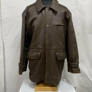 レザー TIME&TIDE レザーコート Leather Jacket 中綿キルティング 羊革 シープスキン 韓国製 BRN M ジャケット、上着 ジャケット、上着