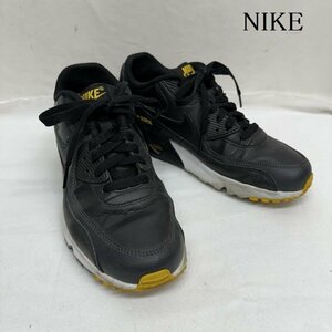 ナイキ AIR MAX 90 LTR black amarillo-anthracite 833412-029 スニーカー 24.5cm 黒 / ブラック