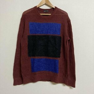 ラッドミュージシャン LAD MUSICIAN 14AW MOHAIR INTARSIA カラーボックス クルーネック リネンニットプルオーバー 2114-012 44 その他