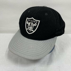 ミッチェルアンドネス RAIDERS ラスベガス・レイダース NFL 6パネル キャップ 64cm 8 帽子 帽子 - 黒 / ブラック X 灰 / グレー