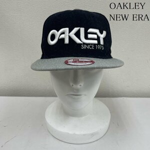 ニューエラ OAKLEY スナップバック キャップ 帽子 帽子 FREE 黒 / ブラック X 灰 / グレー