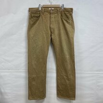 リーバイス Levi's 00501-0872 カラーデニム メキシコ製 ビッグサイズ W38 L32 パンツ パンツ 38インチ キャメル / キャメル 無地_画像5