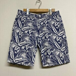 ディッキーズ Dickies Hawaiian-leaf Shortpants リーフ柄 コットン ショートパンツ 1221711 パンツ パンツ 32インチ 紺 / ネイビー