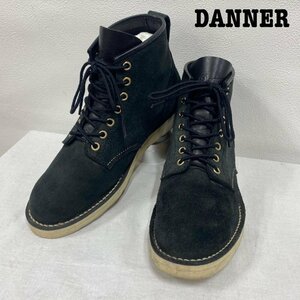 ダナー Danner レースアップ ワークブーツ D-4125 スエード Vibram 7 2/1 ブーツ ブーツ US：7.5 黒 / ブラック 無地