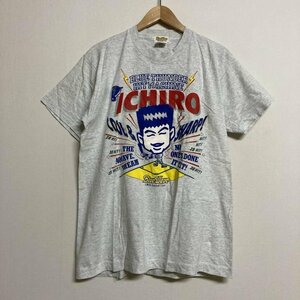 ＵＳフルギ FRUIT OF THE LOOM / Blue Wave ORIX Baseball Club 半袖 イチロー プリント Tシャツ Tシャツ Tシャツ L 灰 / グレー