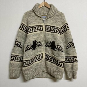 カナタ Hand Knits カウチンセーター ニットカーディガン ニット、セーター ニット、セーター 表記無し 灰 / グレー その他