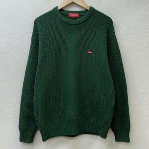 シュプリーム 20AW Textured Small Box Sweater スモールボックス ロゴ クルーネック ニット、セーター ニット、セーター M