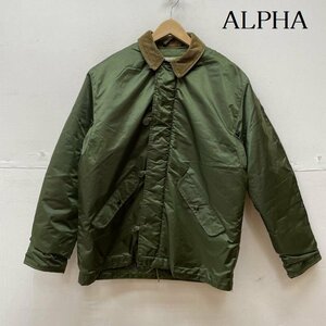 アルファ 80s DLA A1 ミリタリー デッキ ジャケット US ARMY ジャケット、上着 ジャケット、上着 M カーキオリーブ / カーキオリーブ