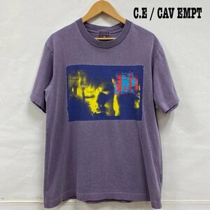 シーイー CAV EMPT オーバーダイ CXE OVERDYE T-SHIRT M Tシャツ Tシャツ M 紫 / パープル ロゴ、文字 X プリント X ダメージ加工