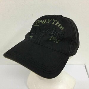  diesel used processing Logo embroidery cap BRAVE back Logo embroidery hat hat FREE black / black Logo, character X embroidery 
