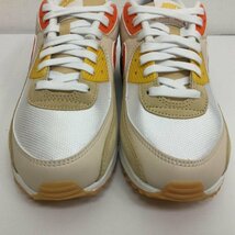 ナイキ FB4315 AIR MAX 90 SE エア マックス 90 箱付 スニーカー 26.5cm 白 / ホワイト X ベージュ / ベージュ X 黄 / イエロー_画像3