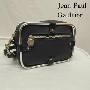 ジャンポールゴルチエ junior gaultier パイプ フレーム ショルダー バッグ カバン 鞄 bag ショルダーバッグ -