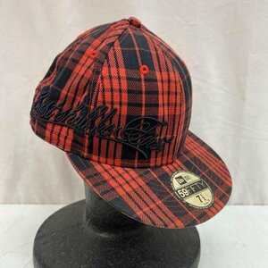 シュプリーム NEW ERA ニューエラ チェック ベースボールキャップ 7 1/2 59.6cm 帽子 帽子 - 赤 / レッド