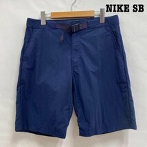 ナイキエスビー NIKE SB ナイロンショーツ 807551-451 M 30 パンツ パンツ M 紺 / ネイビー 無地_画像1