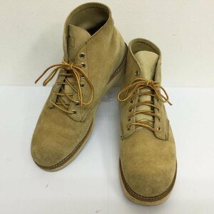  Red Wing 8167 6 -inch rough out suede Work boots 2000 year old feather tag plain E wise boots boots US:8.5 plain 