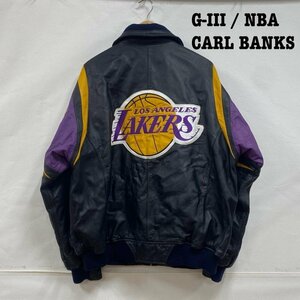 ヴィンテージ G-III CARL BANKS 90's NBA レイカーズ LAKERS スタジャン アワード L ジャケット、上着 ジャケット、上着 L ロゴ、文字