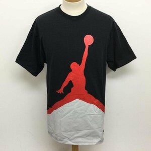 ナイキ 195437 AIR JORDAN ジャンプマン プリント 半袖Tシャツ Tシャツ Tシャツ L 黒 / ブラック X 灰 / グレー X 赤 / レッド